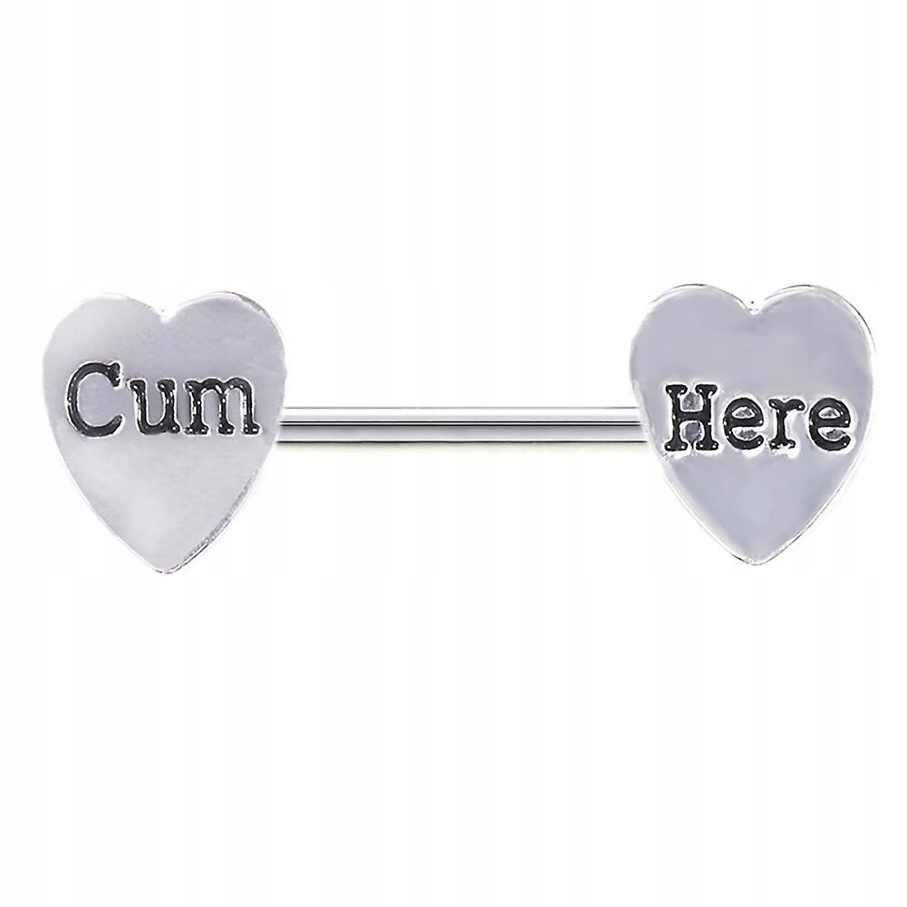 Striebro-1pc cum Here Heart Letter Rin Ring