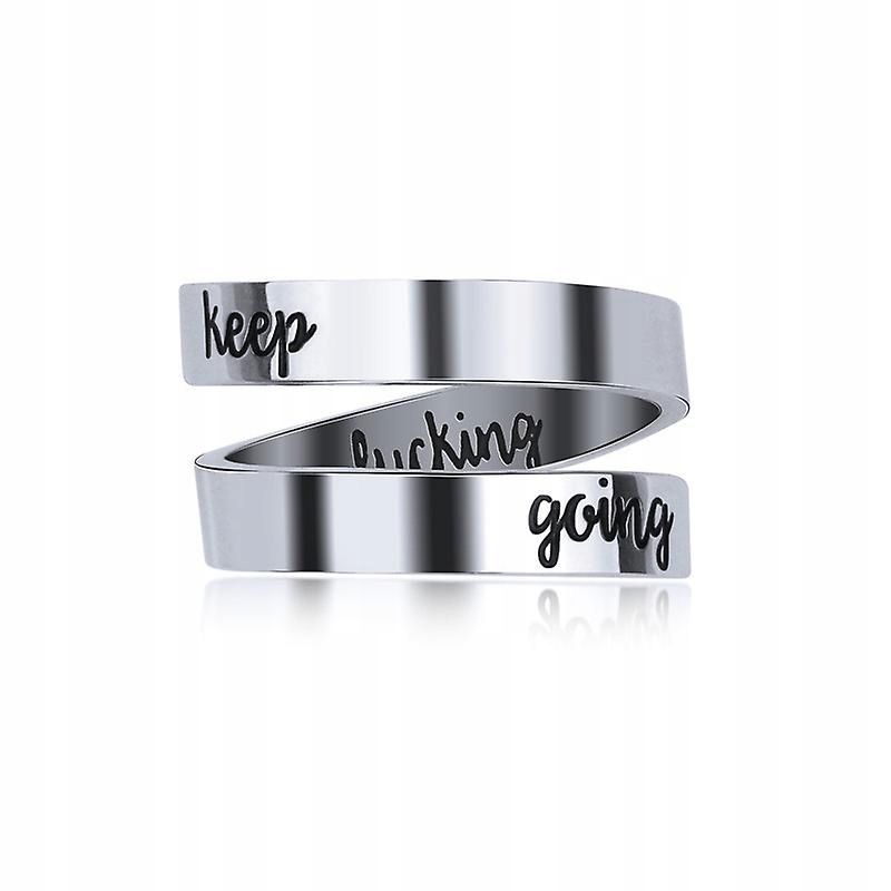 Silver-Piercie, dvojvrstvový Tisc Rings