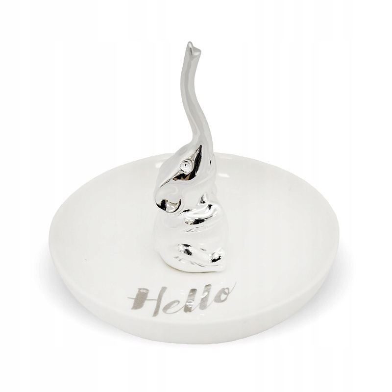 Stojan na šperky zo slona z bieleho porcelánu