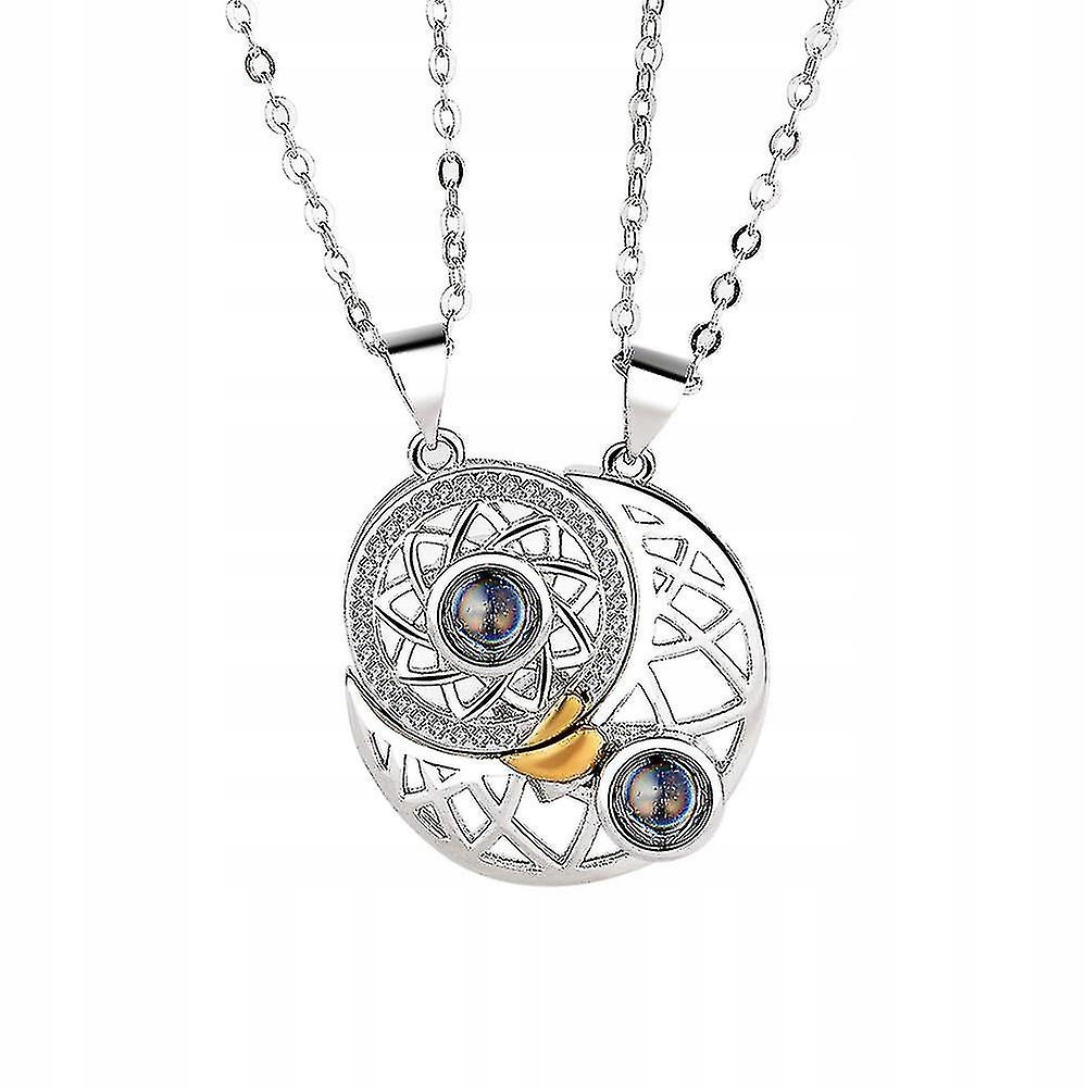 Sun Moon Star pár náhrdelníkových náhrdelníkov