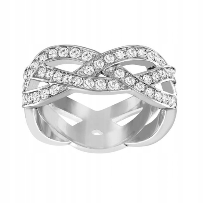 Swarovski prsteň - zvlnené- 5140098