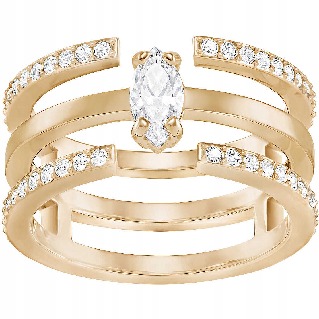 Swarovski prsteň - sivý - 5294981