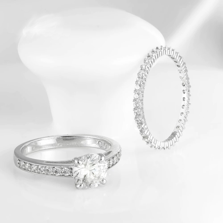 Swarovski priťahuje prsteň pre ženy 58