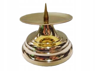 Oltár Candlestick Brass Priemer 6cm 8cm - 19847