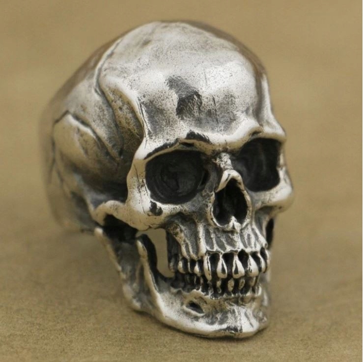 Punk Skull Biker Rock Signet