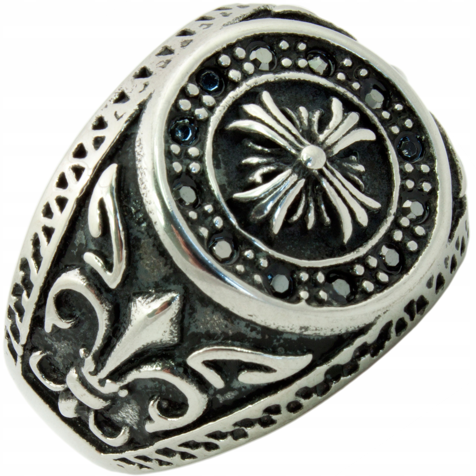 Men's Signet z Royal Lilia Cross R.28