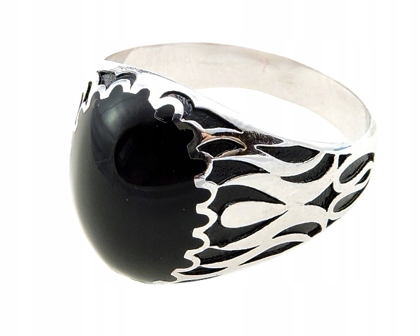 Sygnetka Onyx. 26 Silver 925