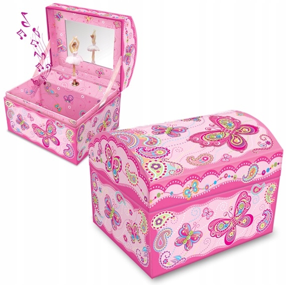 Karafa Dekoratívna krabička pre dievča Butterfly
