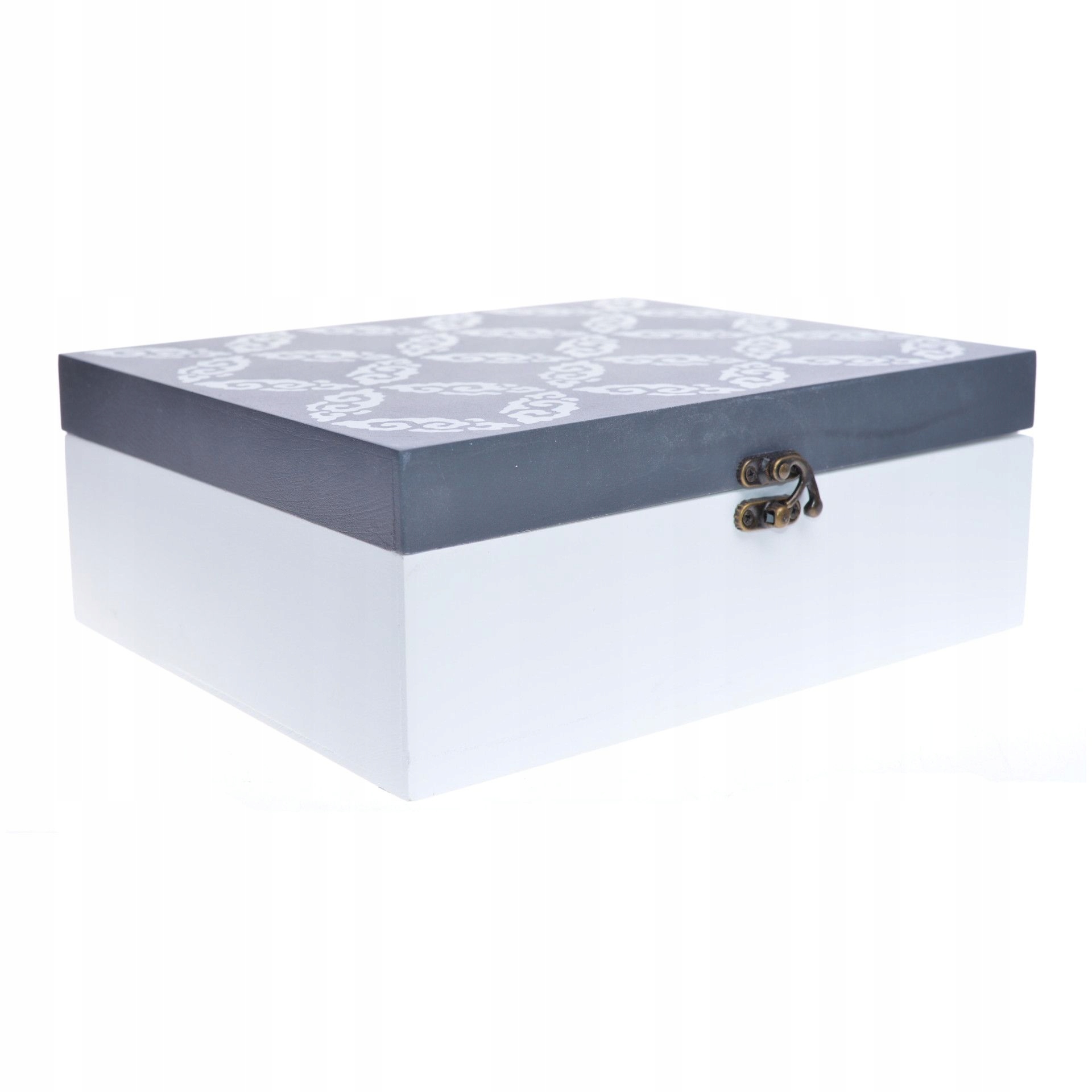 Biely box Volser je elegantný pre veľké šperky