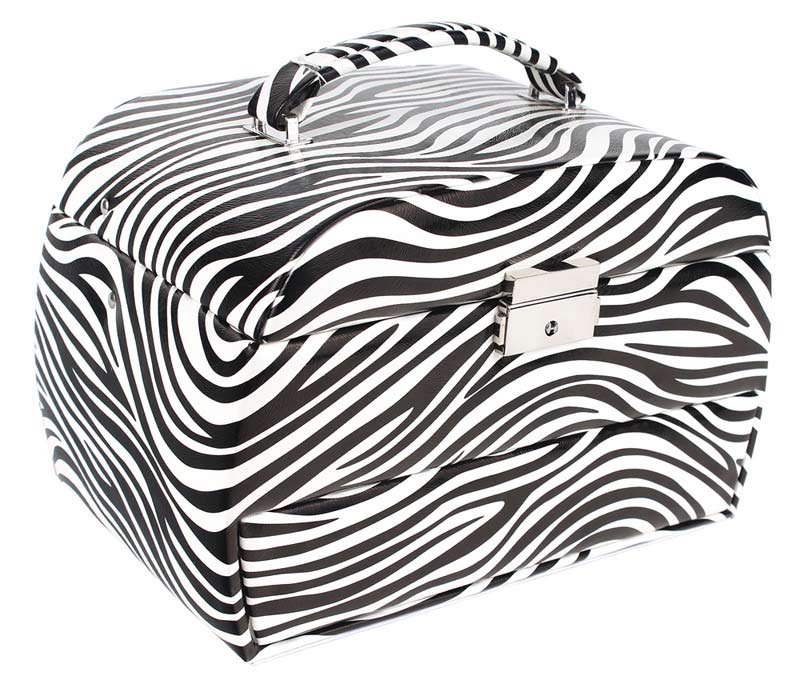 Šperkovnica, kozmetika ZEBRA