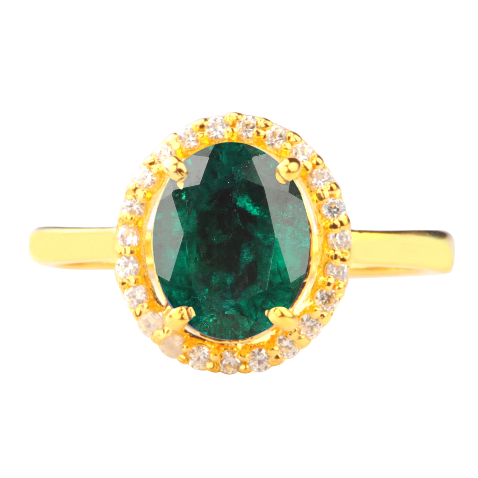 Emerald IGI certifikovaný diamantový prsteň