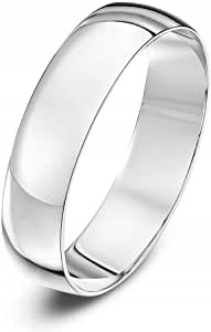Theia Ring 5 mm unisex r. 21 (19,4 mm) zlato 585