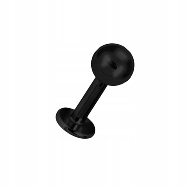 TYTAN BLACK labret 1,2x8 3mm gulička