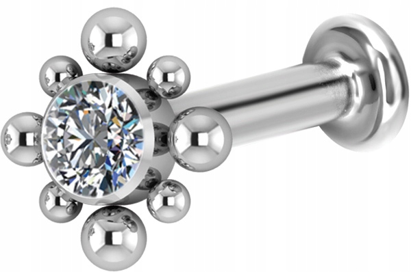 TYTAN labret 1,2x7 klaster jedna strana M12 WH 3mm
