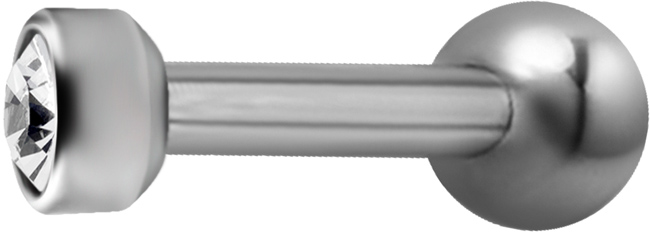 TYTAN činka 1,2x6 matica 3mm kryštály WH