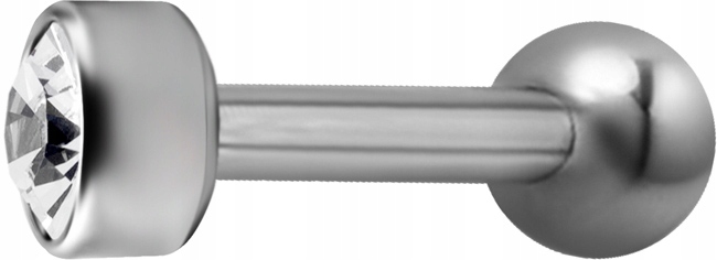 TYTAN činka 1,2x6 matica 4mm krištáľ WH