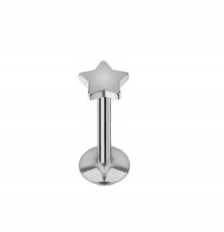Titánová hviezdička Labret - g.w. - PIERCING 1,2 / 8/4