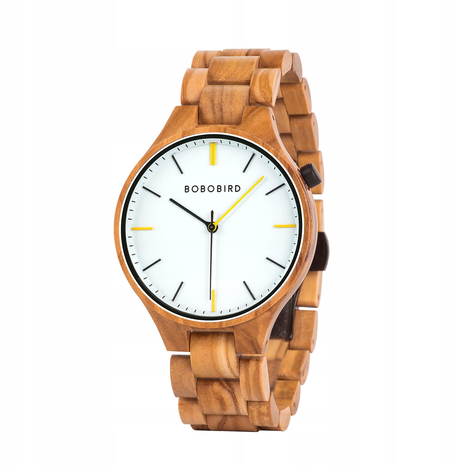 Dámske hodinky - UNISEX DREVENÉ HODINKY SPORT CLASSIC ŽLTÉ