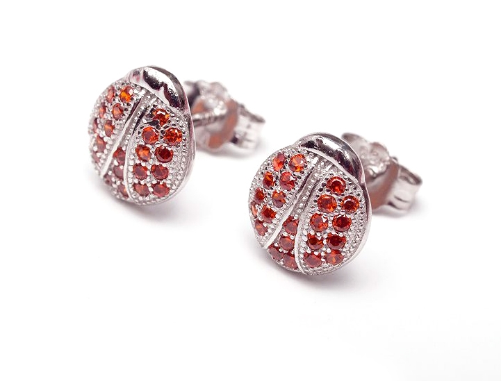 OČARUJÚCE LADMONOVÉ NÁUŠNICE, SWAROVSKI Pr. 925