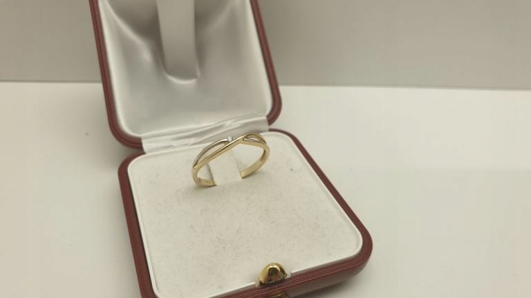 CHARMING DELICATE GOLD RING 585 1,45G 17.5