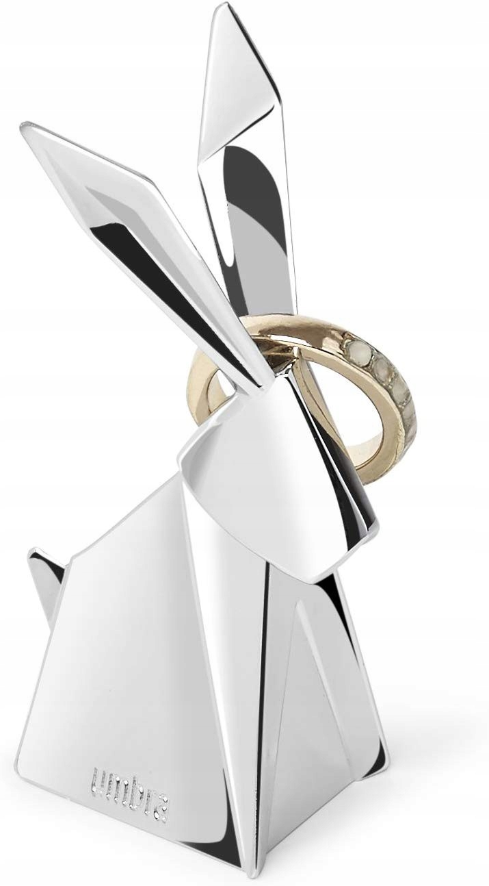 Stojan na šperky Umbra RABBIT ORIGAMI SILVER