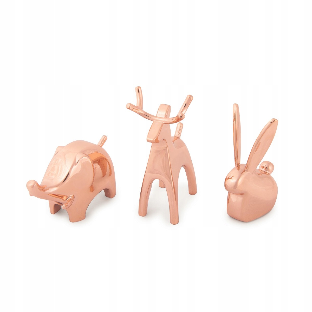Stojan na šperky Umbra ANIMALS COPPER 3 ks