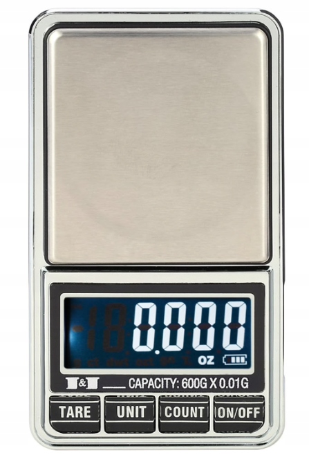 ELEKTRONICKÉ ŠPERKY NA ŠPERKY 0,01 G 600 G USB HIT