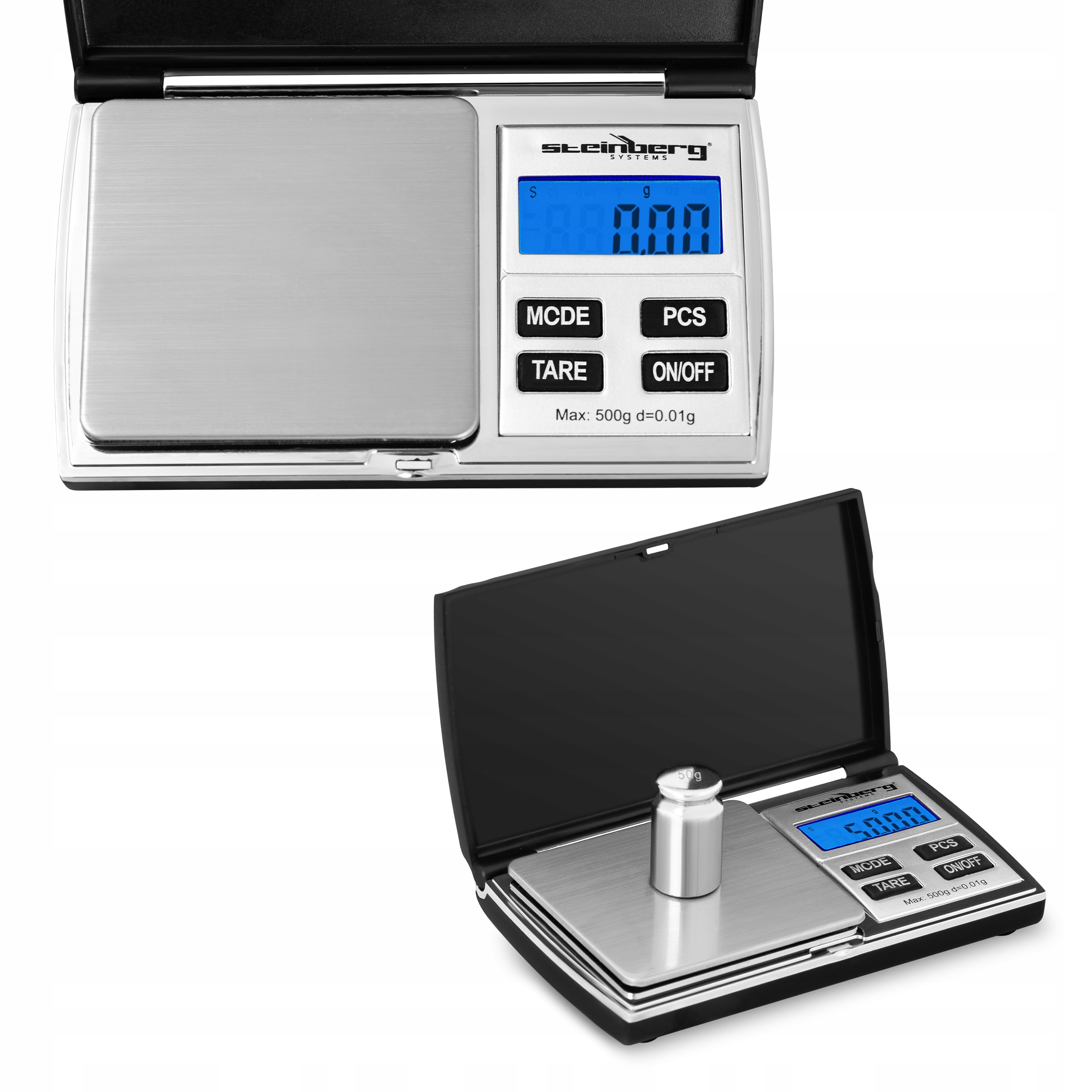 HMOTNOSŤ GRAMME KAPSIEK KAPSIEK 500g / 0,01g LCD