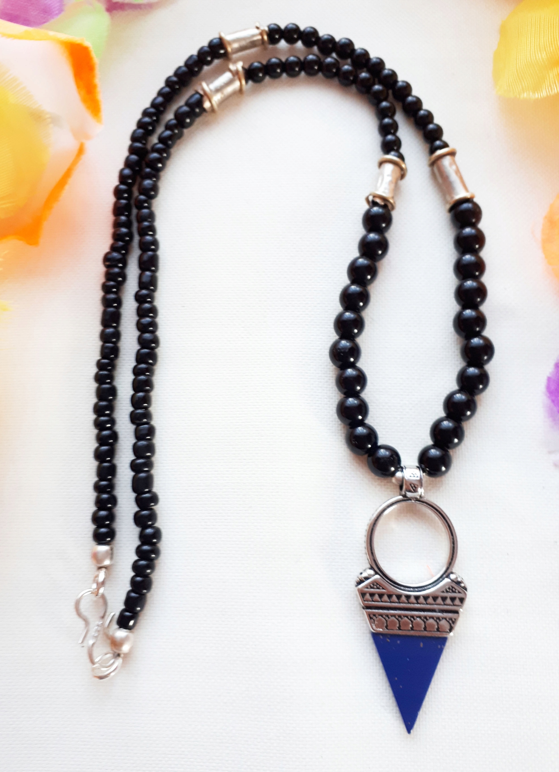 Tuareg Silver 925 Amulet Prívesok z Maroka