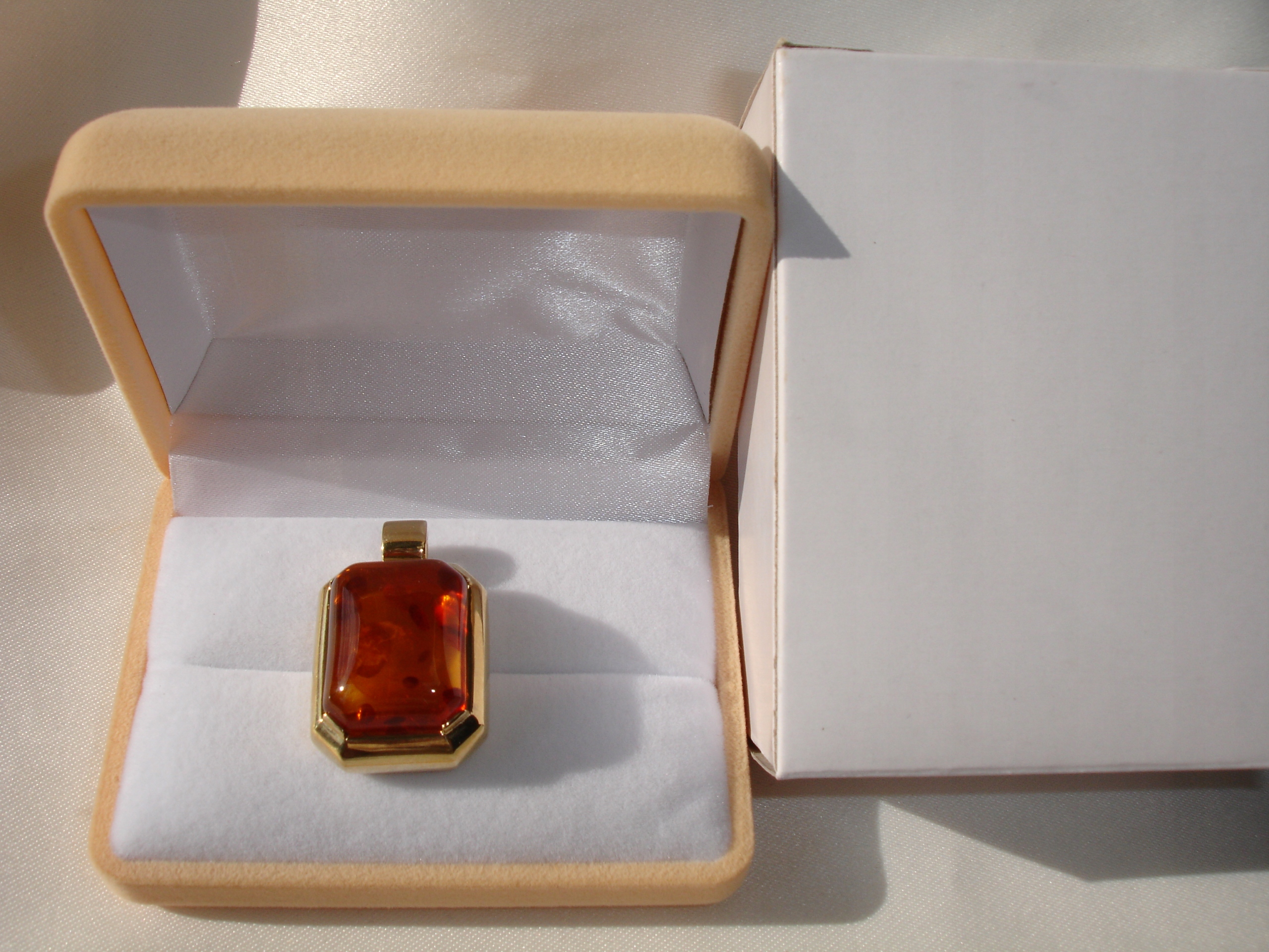 Pendant Sogni D'Oro Amber Gold 8k Pr.333