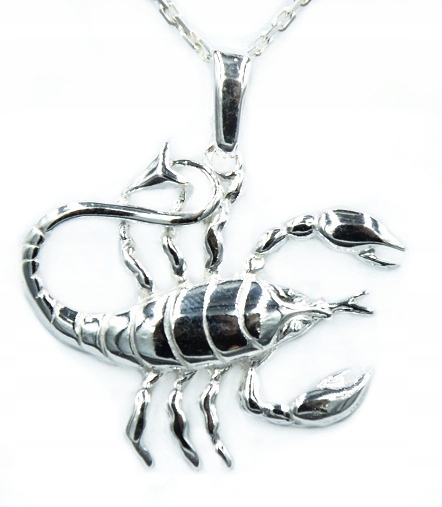 STRIEBORNÝ ŠKORPIÓN PRÍVESNÍK ZODIAK PR 925!