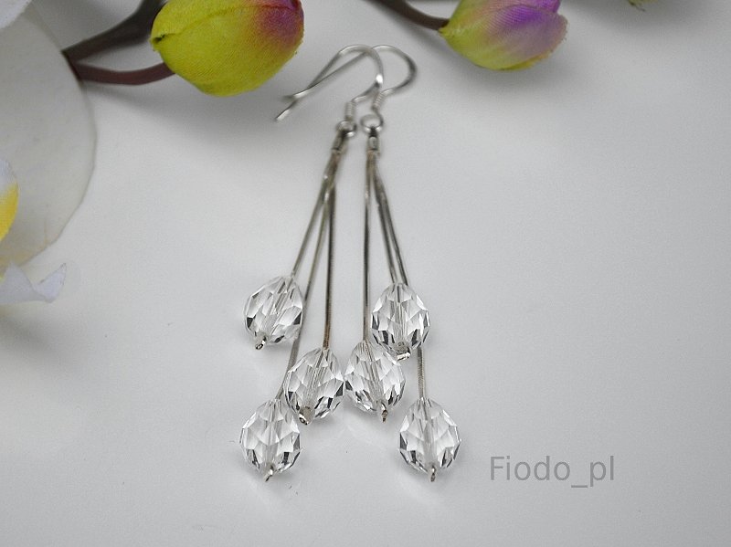 ZÁVESNÉ TRIPLE CRYSTAL SWAROVSKI KORÁLKY