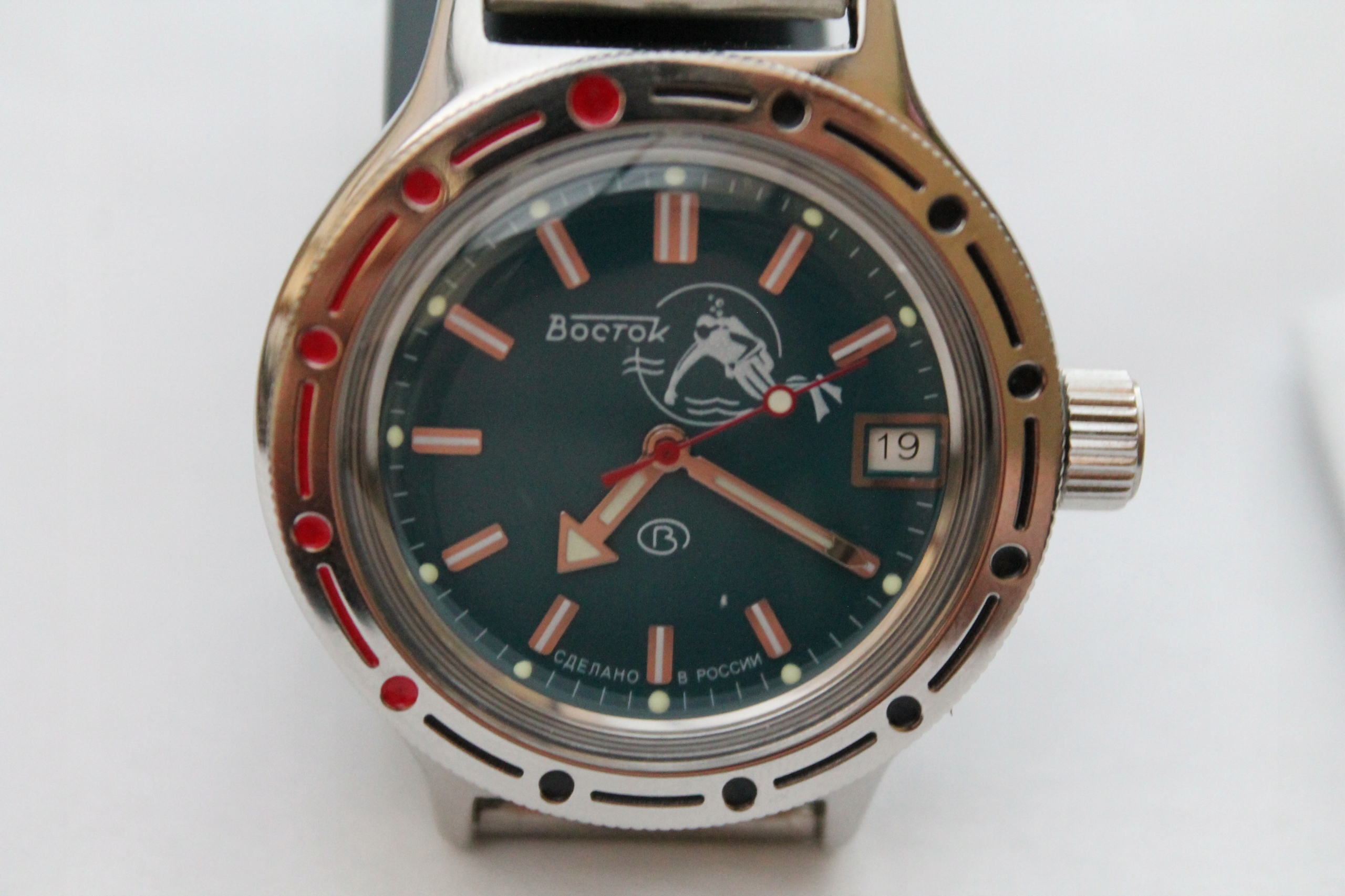 Pánské hodinky - Wostok Vostok - Ampibia 200 m Nový stroj 420059