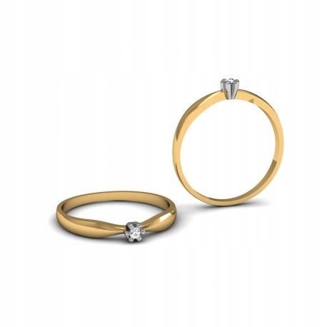 SKVELÝ BRILLIANT prsteň 0,06 ct id: 1749