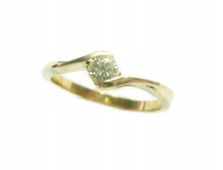 Skvelý diamantový prsteň s 0,18 CT SI1/H