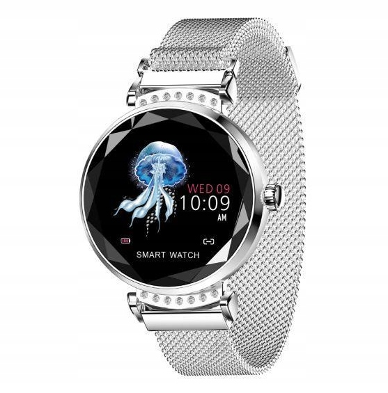 Dámske hodinky - WatchMark Smartwatch Dámsky oceľový pás kryštálov