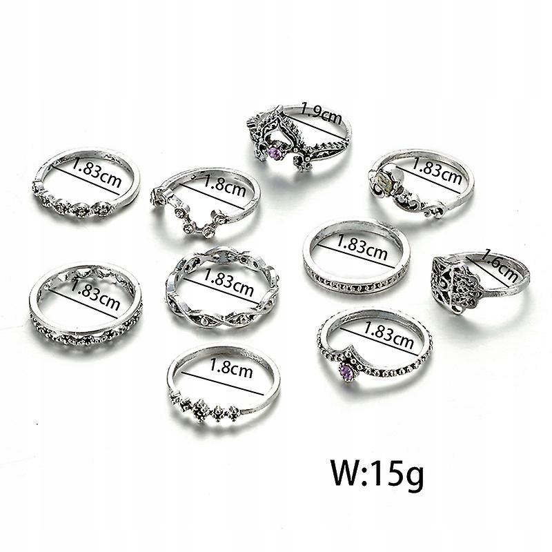 Viacfarebné-10ks/set žien Bohemian Vintage Sr
