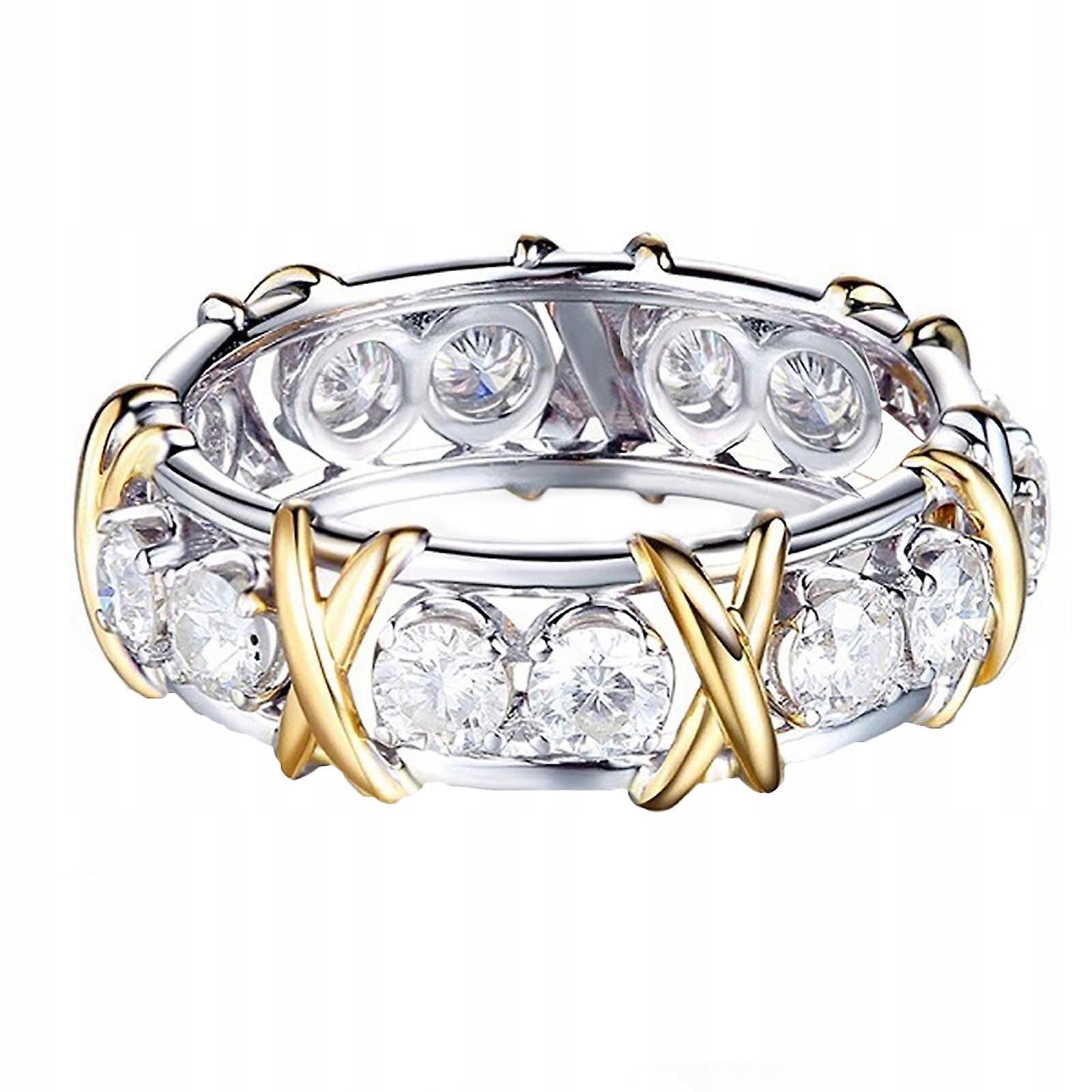 Viacfarebný strieborný kríž plný diamant