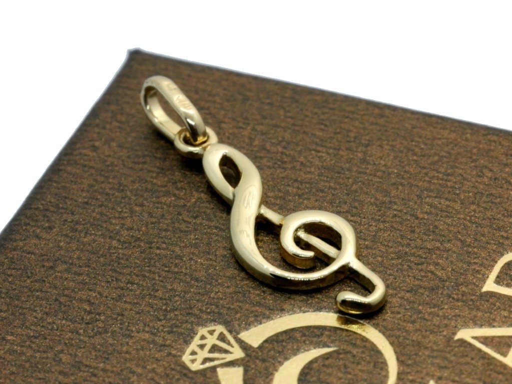 Wiolin Key Pendant Gold 585 14CT