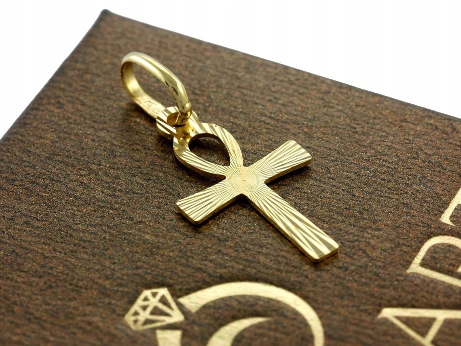 Cross Pendant Cross Diamond Gold 585