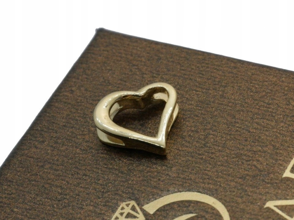 Wisior Heart on the Chain Gold 585 14ct