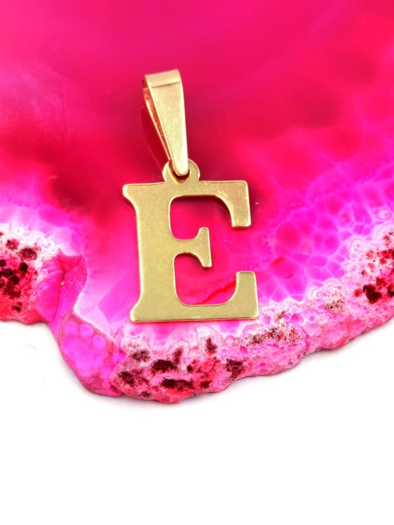 Wisior počiatočné „e“ zlato 585