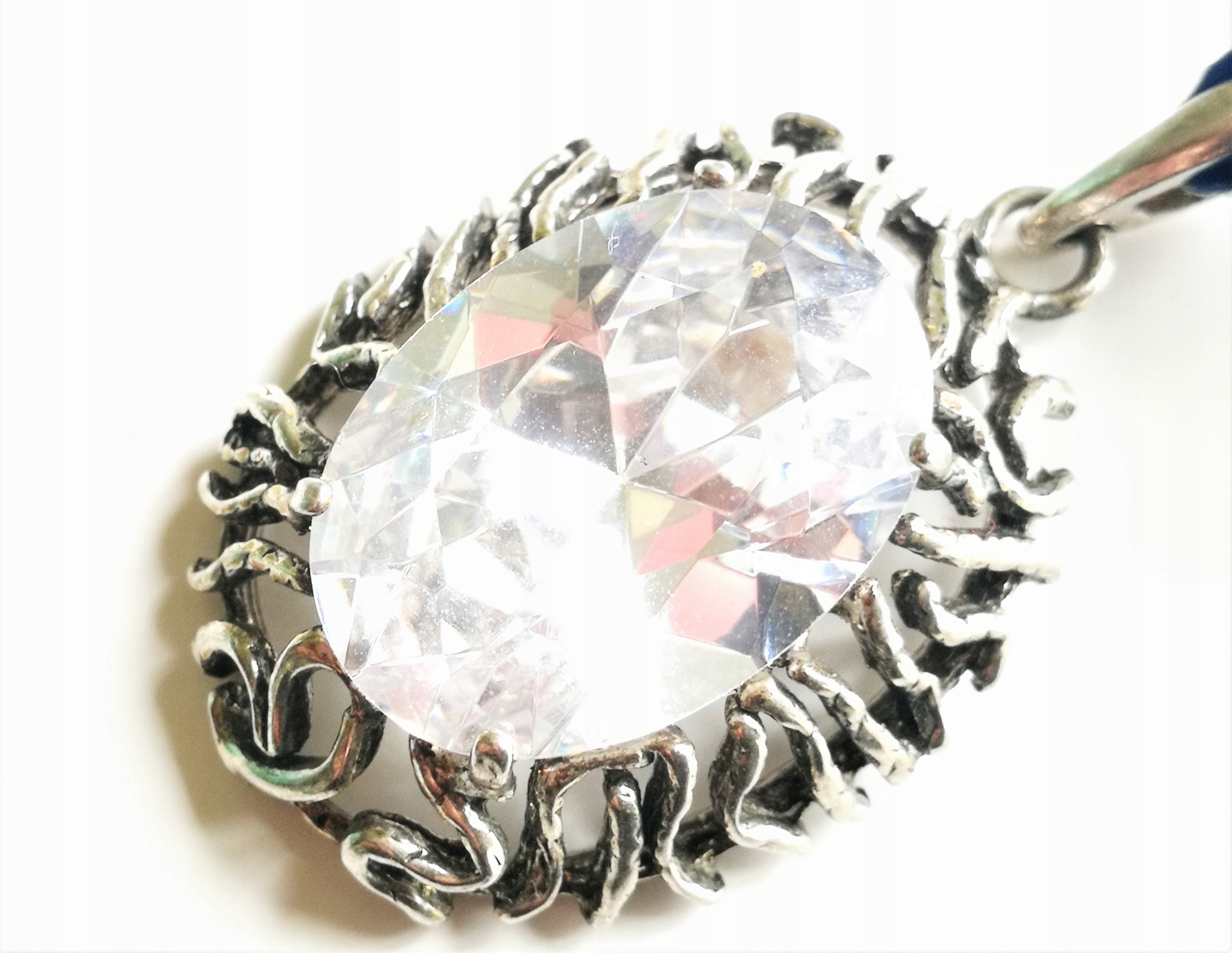 Prívesok prívesok Silver 925 Big Zircon Nový