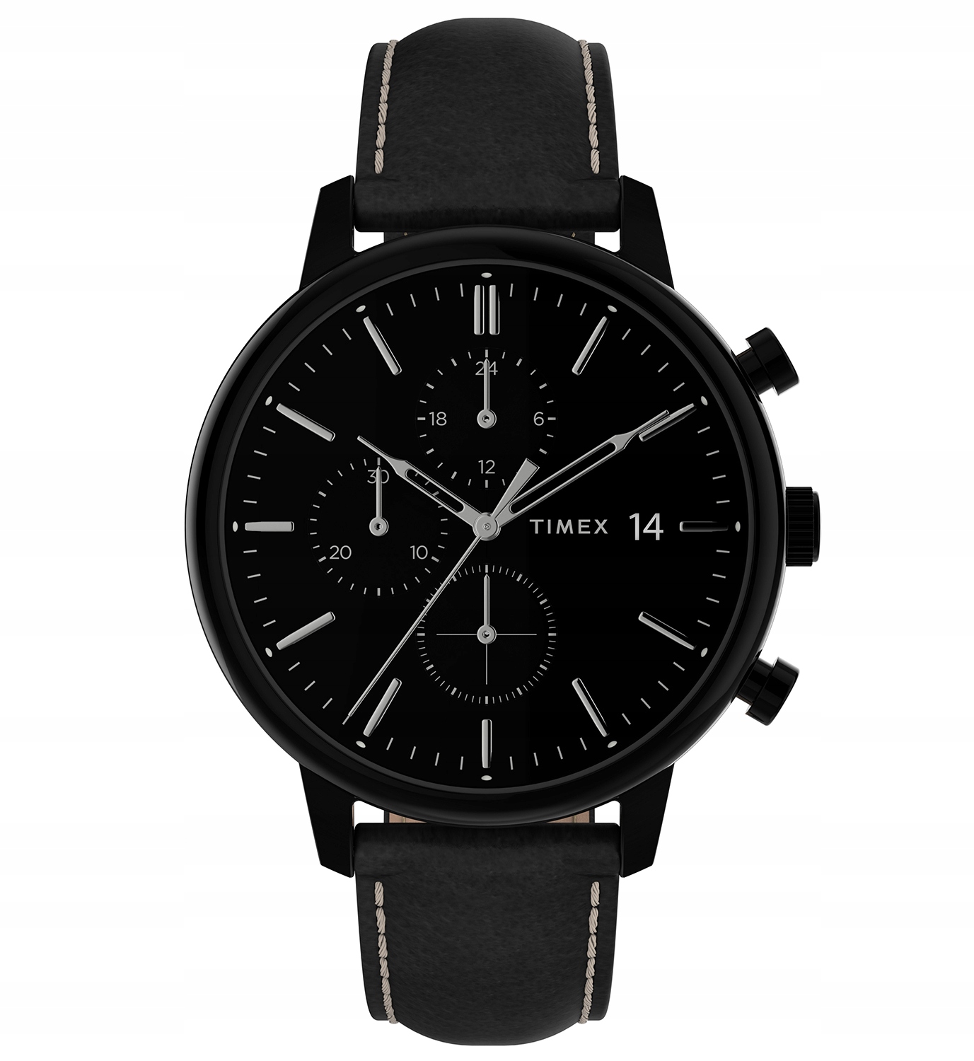 Pánské hodinky - Vodotesný mužský chronograf Black Timex