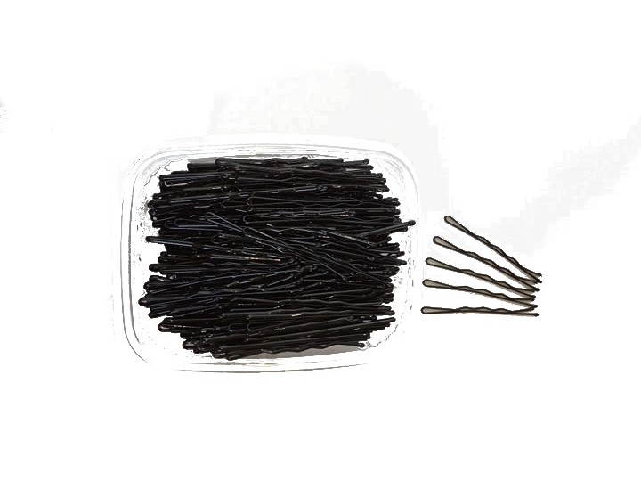 Vlasové struky 500 ks. 2x guľa 6 cm čierna