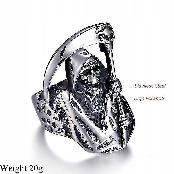 Yyh-Ring Men's Death Scythe lebka