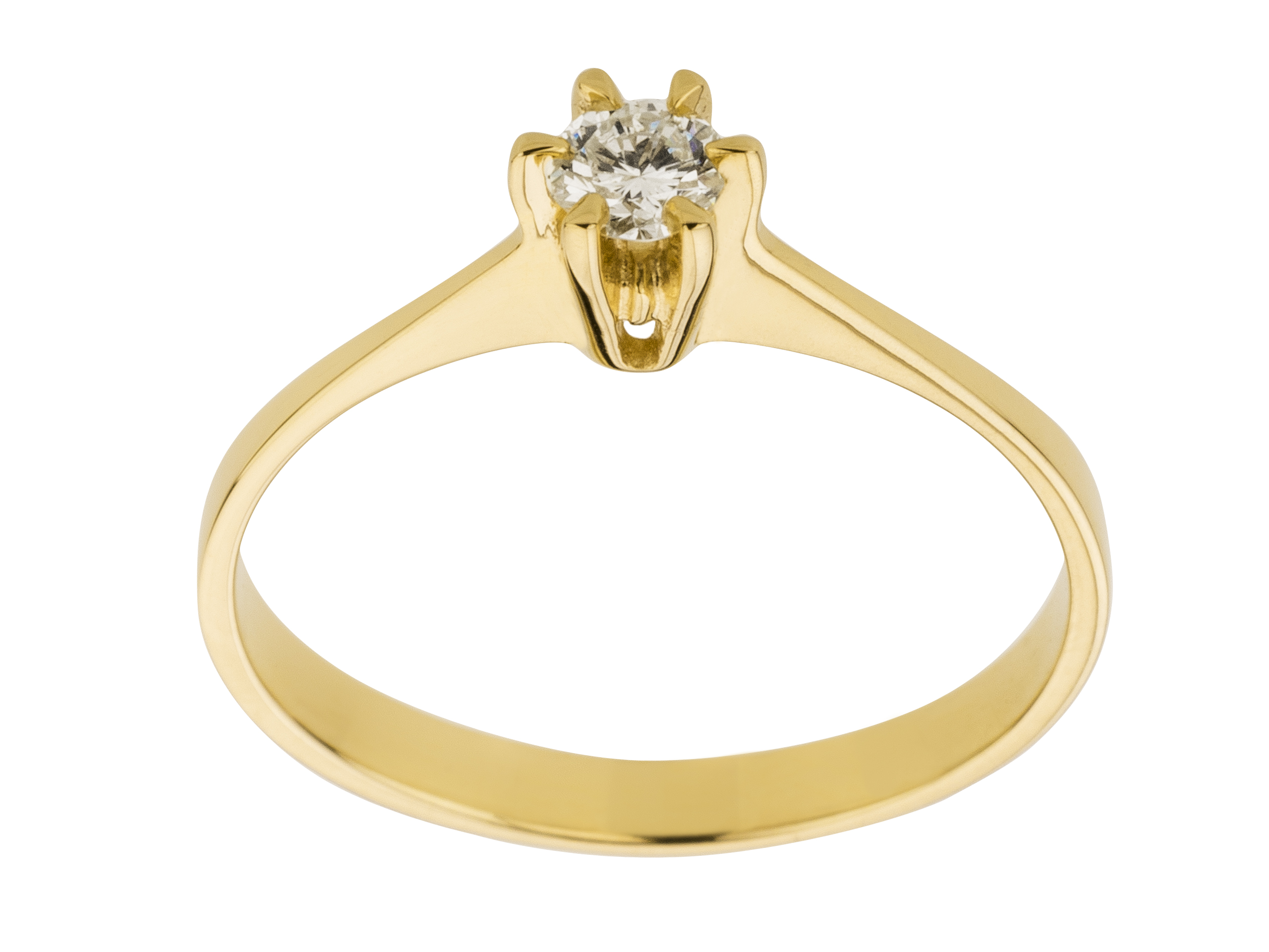 ZAPLATENIE ZLATÉHO KRÚŽKU s BRILLIANT 0,13 ct
