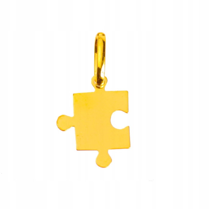 Puzzel Pendant Gold Test 585
