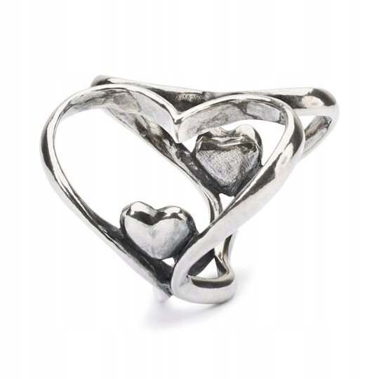 Trollbeads prívesok, prívesok srdca do srdca