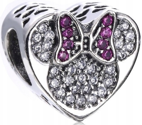 PRÍVESOK strieborný 925 CHARMS PANDORA, myš gravírovaný